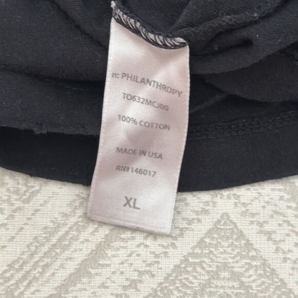 Philanthropy Women’s Black Open Back with Pocket Tank Top, Size XL - Picture 7 of 7
